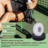 Huiguli raketės juosta, 2 ritinėliai ledo ritulio juostos, 25 m x 25 mm, lipni juosta, sportinė juosta, neslystančios juostos ledo ritulio lazdoms, teniso raketėms, badmintono raketėms, juoda ir balta