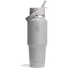 Hydro Flask kelioninis butelis 32oz - izoliuotas nerūdijančio plieno vandens butelis su Tempshield vakuumine izoliacija ir nepralaidžiu Flex Straw dangteliu - Birch