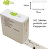 Hygiene Network etiketės sausai saugyklai 70 x 35 mm ant ritinio su dozatoriumi 500 etikečių vandenyje tirpios lipnios etiketės konteinerių dėžutės lipdukai buitinės etiketės etiketės