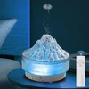 Hzuisst Iceberg aromaterapinis difuzorius, 260 ml eterinių aliejų difuzorius su nuotoliniu valdymu, kambario kvapų difuzorius su 7 šviesos spalvomis, laikmatis, automatinis išjungimas, mažas aromaterapinis difuzorius miegamajam, biurui