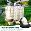 Ibc dangtelio filtras, nailoninis dangtelis su filtru, plaunamas, 163 mm, ibc filtro dangtelis su lanku, dn 75, 45° bako dangtelis, vandens filtras lietaus vandens talpyklai, statinės ibc konteineris