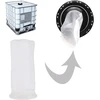 Ibc nailono filtras, ibc atsarginis nailono filtras, 2 vienetų ibc nailono filtras, ibc dangtelio filtras, nailono statinės ibc filtras, skirtas ibc lietaus vandens talpai, 10,5 x 20,5 cm