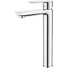 Ibergrif Vonios Maišytuvas, Aukštas Praustuvo Maišytuvas, Vandens Taupymo (maišytuvas su Snapelio Aukščiu 253 mm), Maišytuvas su 40 cm Šalto/karšto Vandens Jungtimi, Vonios Maišytuvas Kriauklei, Žalvaris, Chromas