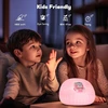 Icarer family vaikiška silikoninė naktinė lemputė, pritemdoma maitinimo lemputė su jutikliniu valdymu ir 1200 mah baterija, įkraunama per usb, naktinė lempa vaikų kambariui, dovana mergaitėms ir berniukams (rožinė)
