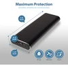 Icy Box 183 M2 išorinis korpusas 1x M.2 Ssd B & B + M Key, 22 x 30/42/60/80 mm, Usb 3.0 su Uasp Sata Iii aliuminio Aerial – Juodas