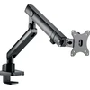 Icy Box Ib-ms313-t monitoriaus laikiklis 1 monitoriui iki 32 colių (iki 8kg, Vesa 75 x 75/100 x 100), plieno monitoriaus stovas, pasukamas ir pakreipiamas, tvirtinamas ant stalo viršaus/stalo krašto, juodas