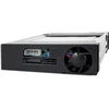 Icy Dock 5.25 colių Hot Swap Sata 2 aliuminio vidinis mobilusis rėmas, kompaktiška versija - juodas