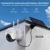 Iegeek 5mp lauko stebėjimo kamera, akumuliatorius, Ptz stebėjimo kamera, lauko Wlan su saulės baterija, Pir judesio jutiklis, 30 m spalvotas naktinis matymas, dvipusis garsas, 2,4 Ghz Wifi, 4dbi Wifi antena