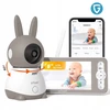 Iegeek elektroninė auklė su wifi kamera, pasukama, full hd + 5" lcd monitorius, 4x priartinimas