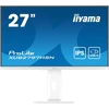 Iiyama Prolite Xub2797hsn-w2 68.5 cm 27 colių Ips Led monitorius Full Hd 100hz Hdmi Dp-in/out Daisychain Usb 3.2 Usb-c dokas 65w Lan Slim-line aukščio reguliavimas Pivot Adaptivesync baltas