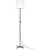 Ikea Barlast grindų šviestuvas, juodas/baltas, 150 cm