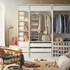Ikea Skubb dėklas su 6 skyreliais, 35 x 45 x 125 cm, baltas