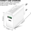 Įkroviklis Usb C 20 W, 2 prievadų greitasis įkroviklis su įkrovimo laidu, kelioninis įkroviklis suderinamas su Pd3.0