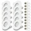 Įleidžiamas halogeninis šviestuvas baltas Ip44 vonios kambarys pakalimui + led gu10 7w 4000k