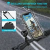 Imestou Vandeniui Atsparus Motociklo Telefono Laikiklis, 360° Sukamas