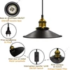 Industrialinis sietynas Vintage Retro lubų šviestuvas su lizdu pakabinamas šviestuvas pramoninis šviestuvas su jungikliu 4.5m kabelis reguliuojamas kištukinis pakabinamas lizdas E27 barui kavinei (4.5m)