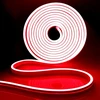 Inextstation Led juosta 5 m, 12 V raudona neoninė Led juosta, vandeniui atspari lanksti neoninė Led silikoninė juosta, skirta miegamojo vidaus ir lauko apšvietimui, namų virtuvei, svetainei, "pasidaryk pats" dekoravimui (be maitinimo šaltinio)