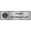 Informacinis ženklas "punkt Informacyjny" - nerūdijantis plienas