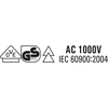 Ingdaum® 3 Vde atsuktuvų su plokščia galvute rinkinys 0,5 x 3,0 x 75 mm; 0,8 x 4,0 x 100 mm; 1,0 x 5,5 x 125 mm, izoliuoti iki 1000 V elektrikams, mechatronikams ir šaldymo technikams