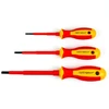 Ingdaum® 3 Vde atsuktuvų su plokščia galvute rinkinys 0,5 x 3,0 x 75 mm; 0,8 x 4,0 x 100 mm; 1,0 x 5,5 x 125 mm, izoliuoti iki 1000 V elektrikams, mechatronikams ir šaldymo technikams