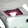 Ingjia automobilinė servetėlių dėžutė, servetėlių laikiklis automobiliui tvirtinamas prie skydelio, automobilinis dėklas nuo saulės, pu odinis servetėlių laikiklis, servetėlių dėžutė automobilio aksesuarams, rožiniai deimantai