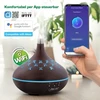 Inline Smarthome aromaterapinis difuzorius eteriniams aliejams, 400 ml, ultragarsinis drėkintuvas, kambario kvapas, oro gaiviklis miegamajam, biurui, aplinkos apšvietimas, laikmatis, suderinamas su Alexa/google Home, 40154