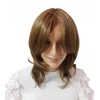 Inna Tamsiai blondinė perukas su kirpčiukais iki pečių - Nessaja wigs shop Krk