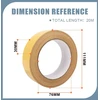 Innfeeltech 2 ritiniai 30 mm x 20 m dvipusės kiliminės juostos, itin tvirta plati montavimo juosta, nitrogeninė juosta sienoms, grindims, kilimams