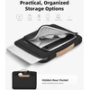 Innostyle nešiojamas dėklas, skirtas 13 colių macbook air, hp, dell, lenovo, asus nešiojamiesiems kompiuteriams, apsauginis nešiojimo dėklas su priedų krepšiu, atsparus vandeniui (juodas, 13 colių)