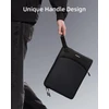 Innostyle nešiojamas krepšys, vandeniui atsparus nešiojamas krepšys su priedų kišene, suderinamas su Macbook Pro/air, Hp Probook, Dell, Yoga, Asus, juodas