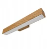 Innovagoods Led Wood ąžuolinis sieninis šviestuvas 40 cm, montuojamas ant paviršiaus, virš veidrodžio, loft stiliaus, 18w, 4000k
