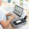 Innovagoods® nešiojamas stalas su xl sėdynės pagalvėle deskion, patogus ir ergonomiškas darbas ar studijos su stalu ir xl sėdynės pagalvėlės dizainu, idealus namams ir biurui