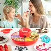 Innovagoods v0103367 2 in 1 šokolado fondiu gaminimo aparatas, plastikinis, raudonas
