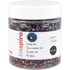 Innspiro aurora boreale violetiniai apvalūs stiklo akmenys 3.8mm 6/0 120g
