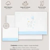 Interbaby 40x80 cm vaikiškos lovytės patalynės komplektas - drambliukas