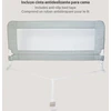 Lova Interbaby vaikiški apsauginiai varteliai sulankstomas 90 cm lovos barjeras vaikams nuo 18 mėnesių iki 5 metų, lengvas montavimas, saugus, suderinamas su ištraukiamomis lovomis | Star