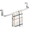 Interdesign Axis pakabinamas virtuvinis rankšluosčių laikiklis, sidabrinis, 35 cm