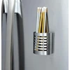Interdesign Forma pieštukinė, magnetinis rašiklių laikiklis rašikliams, pieštukams ir kitoms kanceliarinėms prekėms, nerūdijantis plienas, šlifuotas, 5.3 x 10.2 x 15.9 cm