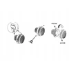 INTEX 26004 2x Vožtuvas, įleidimo + išleidimo antgalio siurblio jungtis 38mm