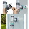 INTEX 26004 2x Vožtuvas, įleidimo + išleidimo antgalio siurblio jungtis 38mm
