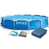 INTEX karkasinis sodo baseinas 366x76 6in1 uždangalas
