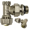 Invena Kampinis atbulinis vožtuvas su vienu 1/2"x16 Pex jungikliu radiatoriui