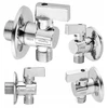 Invena Kampinis uždarymo ventilis maišytuvui bakeliui wc fi 1/2"x3/8" solidus