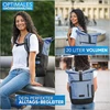Invilus ® - rolltop kuprinė vyrams ir moterims, pagaminta iš perdirbtų plastikinių butelių | paprasta kuprinė | kuprinė nešiojamam kompiuteriui | kuprinės moterims | dienos kuprinė moterims | kuprinė į mokyklą | pasirinkite spalvą dabar