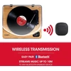Ion Audio Air Lp - vintage usb bluetooth patefonas su trimis greičio lygiais ir vinilo konvertavimu į mp3, skirtas mac/pc, elegantiška medžio išvaizda