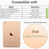 Ipad 9.7 dėklas vaikams 2018/2017 ipad 6-osios/5-osios kartos dėklas - trendgate lengvas smūgiams atsparus ipad dėklas vaikams su rankena ir stovu, skirtas ipad air/ipad air 2/ipad pro 9.7 colių planšetiniam kompiuteriui - juodas