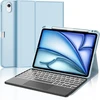 Ipad Air 11 2025/2024 klaviatūra su Touchpad ir dėklu, mėlyna