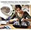 Ipea bsc5m5-03 begalinis užtrauktukas smėlio spalvos 5 metrai + 15 metalinių slankiklių - grandinėlės dydis #5 - pagaminta Italijoje - pilnas užtrauktukas su nailoniniu užtrauktuku