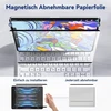 Iprokko 2 magnetinių popieriaus ekrano apsaugų paketas, suderinamas su Ipad Pro 11 (2022, 2021, 2020, 2018) ir Ipad Air 5 (2022) ir Ipad Air 4 kartos 10,9 colio matiniu popieriaus plėvelės ekrano apsauga
