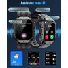 Išmanusis laikrodis C26: 1.96" Amoled, Kraujospūdis, Širdies Ritmas, Ip68